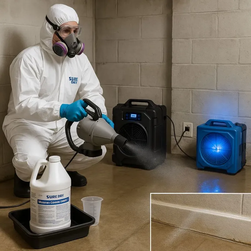 Sanitization and Odor Removal process in Hazlet Township, NJ
